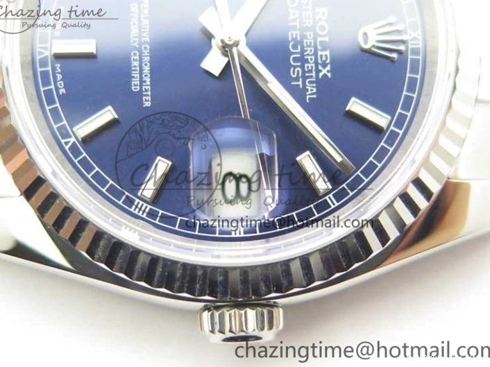 Best AAA Replica Sites 1:1 Steel Bracelet 36 ARF Blue SH3135 904L 116234 Oyster on Best DateJust SS V Edition Dial ZeroBulk 3198 0103